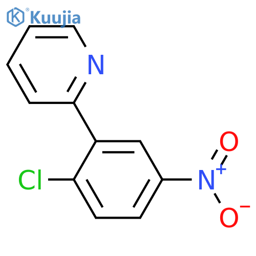 2-(2-chloro-5-nitro-phenyl)pyridine structure