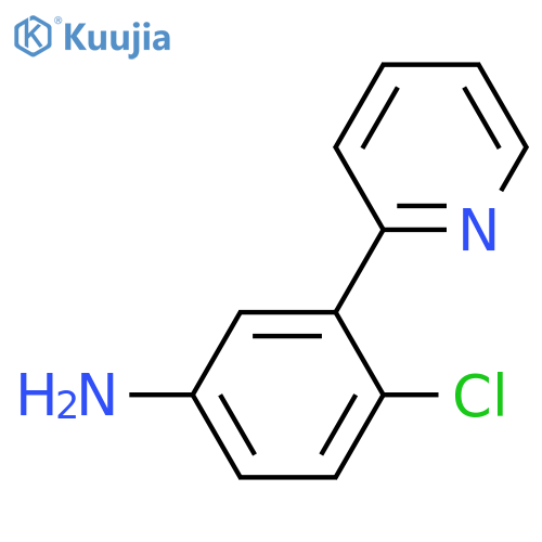 4-chloro-3-(pyridin-2-yl)aniline structure