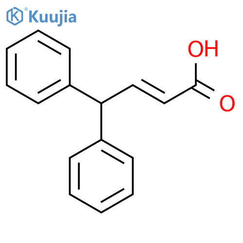 4,4-diphenylbut-2-enoic acid structure