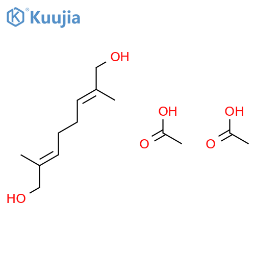 2,6-OCTADIENE-1,8-DIOL, 2,7-DIMETHYL-, DIACETATE structure