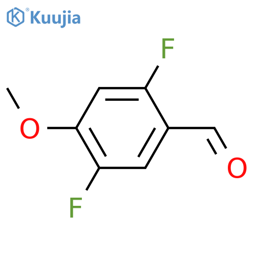 2,5-Difluoro-4-methoxybenzaldehyde structure