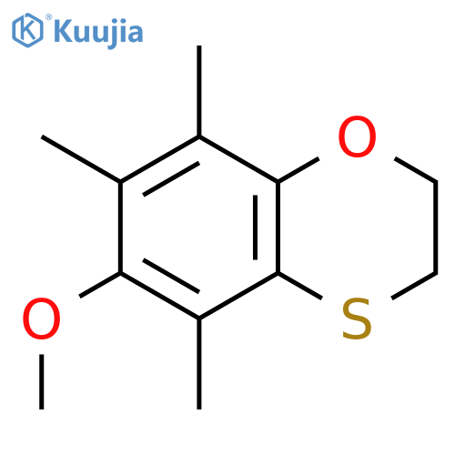 1,4-Benzoxathiin, 2,3-dihydro-6-methoxy-5,7,8-trimethyl- structure