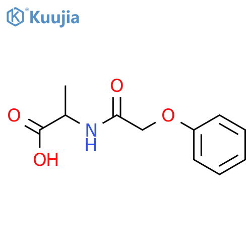 2-(2-phenoxyacetamido)propanoic acid structure