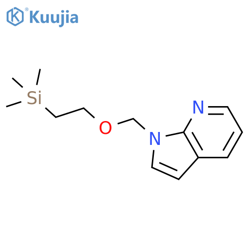 1-{[2-(trimethylsilyl)ethoxy]methyl}-1H-pyrrolo[2,3-b]pyridine structure