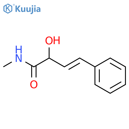 3-Butenamide, 2-hydroxy-N-methyl-4-phenyl- structure