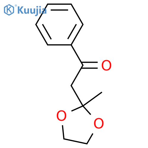 Ethanone, 2-(2-methyl-1,3-dioxolan-2-yl)-1-phenyl- structure