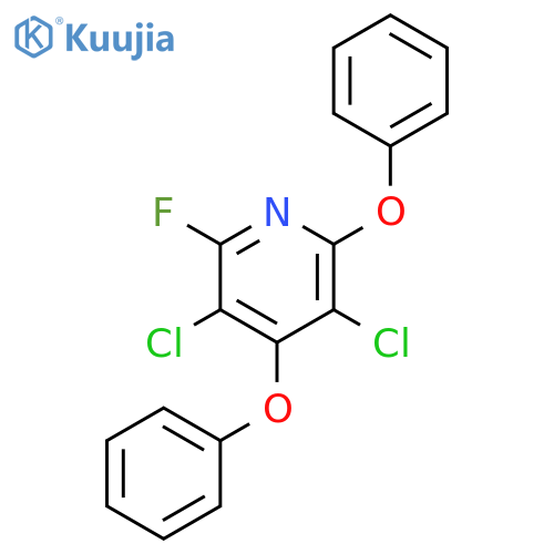 PYRIDINE, 3,5-DICHLORO-2-FLUORO-4,6-DIPHENOXY- structure