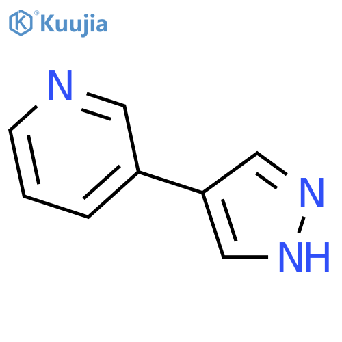 3-(1H-Pyrazol-4-yl)-pyridine structure