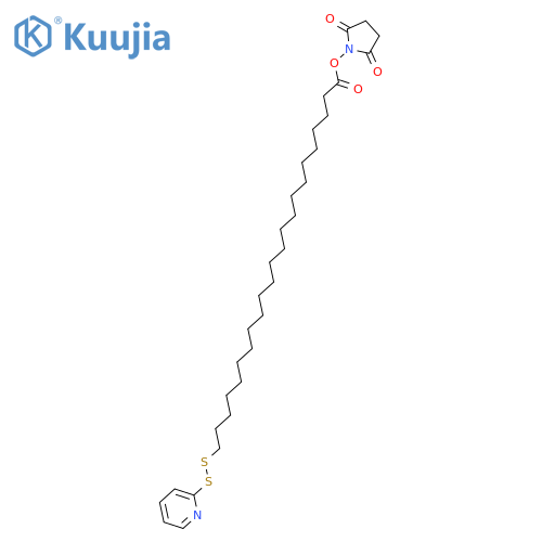 2,5-PYRROLIDINEDIONE, 1-[[1-OXO-23-(2-PYRIDINYLDITHIO)TRICOSYL]OXY]- structure