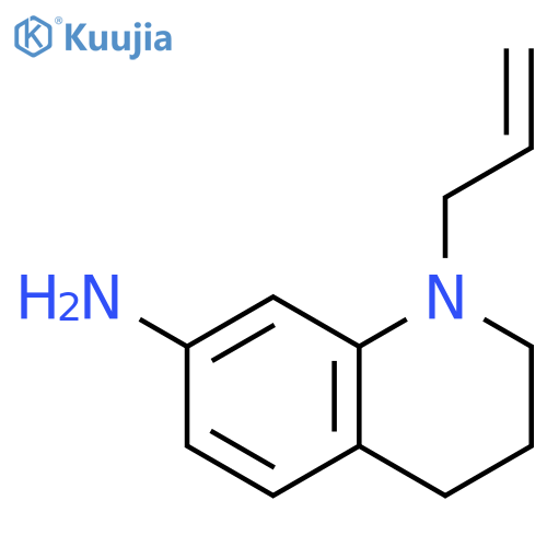 7-QUINOLINAMINE, 1,2,3,4-TETRAHYDRO-1-(2-PROPENYL)- structure