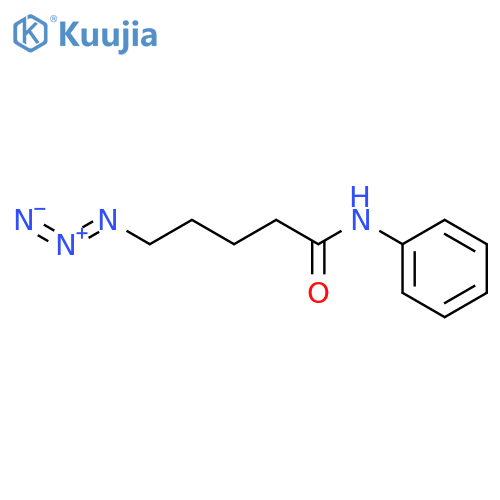 Pentanamide, 5-azido-N-phenyl- structure