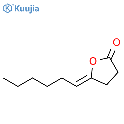 2(3H)-Furanone, 5-hexylidenedihydro-, (Z)- structure