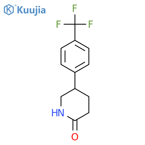 5-4-(Trifluoromethyl)phenyl-2-piperidone structure