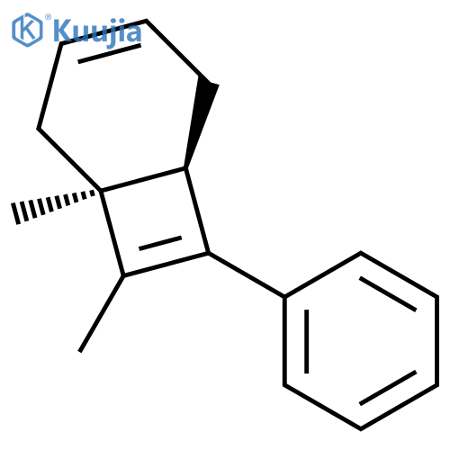 Bicyclo[4.2.0]octa-3,7-diene, 1,8-dimethyl-7-phenyl-, cis- structure