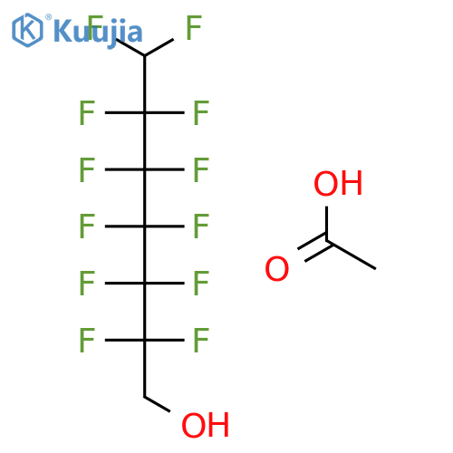 1-Heptanol, 2,2,3,3,4,4,5,5,6,6,7,7-dodecafluoro-, acetate structure