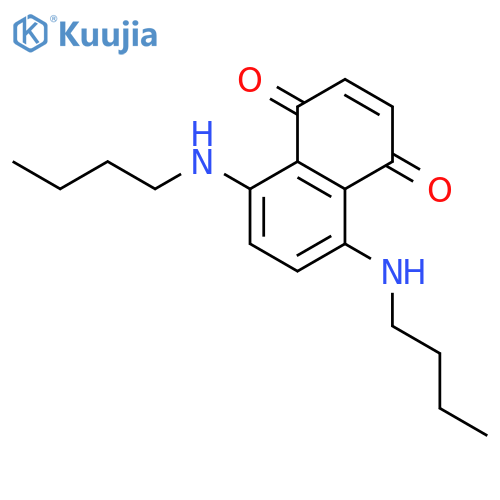 5,8-Bis(butylamino)naphthalene-1,4-dione structure