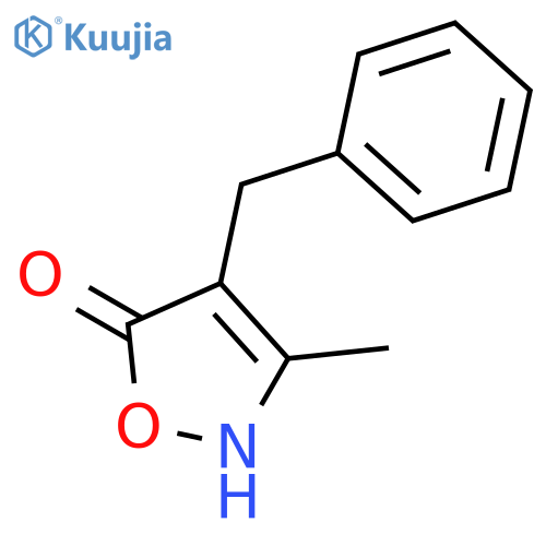5(2H)-Isoxazolone, 3-methyl-4-(phenylmethyl)- structure