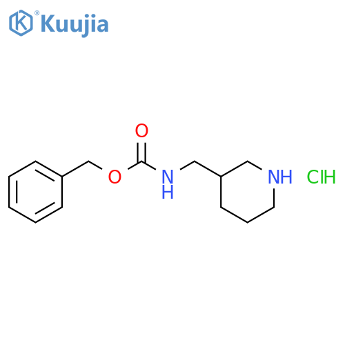R-3-N-CBZ-AMINOMETHYL PIPERIDINE-HCL structure