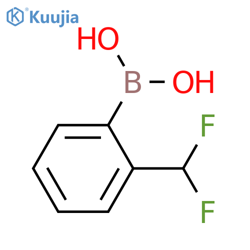 2-(Difluoromethyl)phenylboronic acid structure