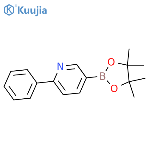 2-Phenyl-5-(4,4,5,5-tetramethyl-1,3,2-dioxaborolan-2-yl)pyridine structure