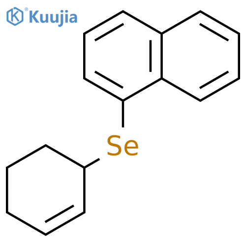 NAPHTHALENE, 1-(2-CYCLOHEXEN-1-YLSELENO)- structure