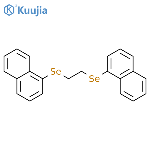 Naphthalene, 1,1'-[1,2-ethanediylbis(seleno)]bis- structure