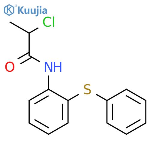 2-Chloro-N-2-(Phenylsulfanyl)PhenylPropanamide structure