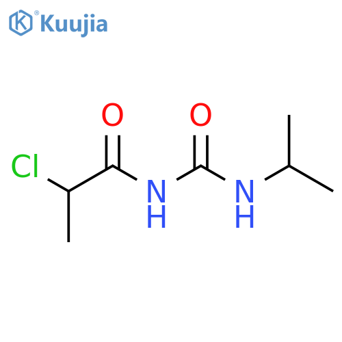 3-(2-chloropropanoyl)-1-(propan-2-yl)urea structure
