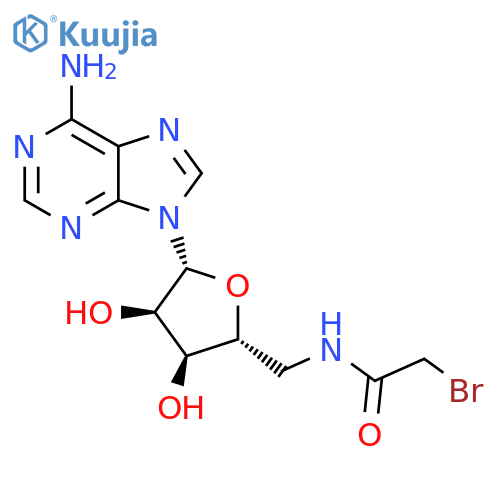Adenosine,5'-[(bromoacetyl)amino]-5'-deoxy- (9CI) structure