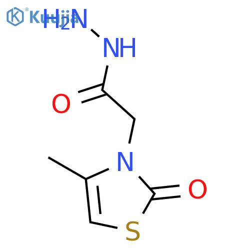 2-(4-methyl-2-oxo-2,3-dihydro-1,3-thiazol-3-yl)acetohydrazide structure