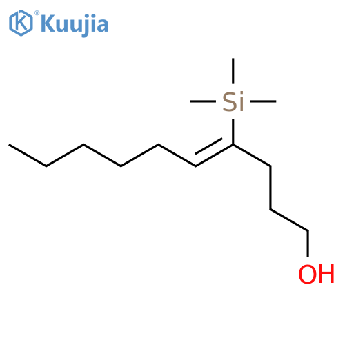 4-Decen-1-ol, 4-(trimethylsilyl)-, (Z)- structure