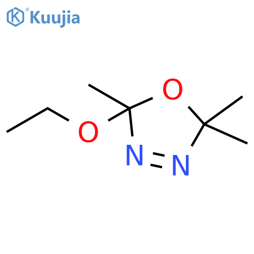 1,3,4-Oxadiazole, 2-ethoxy-2,5-dihydro-2,5,5-trimethyl- structure