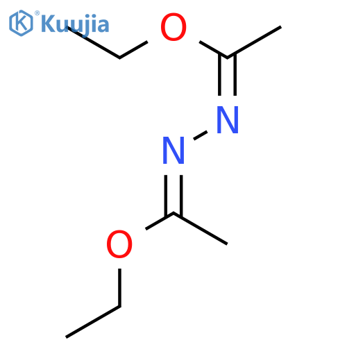 Ethanehydrazonic acid, N-(1-ethoxyethylidene)-, ethyl ester, (E,E)- structure
