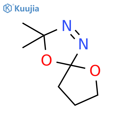 4,6-Dioxa-1,2-diazaspiro[4.4]non-1-ene, 3,3-dimethyl- structure