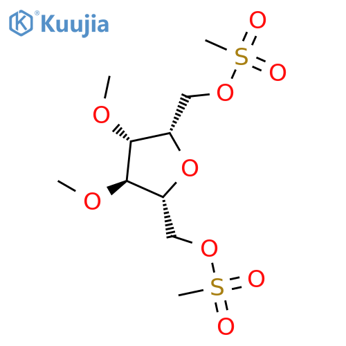 D-GLUCITOL, 2,5-ANHYDRO-3,4-DI-O-METHYL-, DIMETHANESULFONATE structure