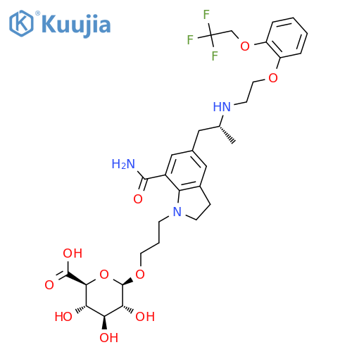 Silodosin Glucuronide Lithium Salt structure