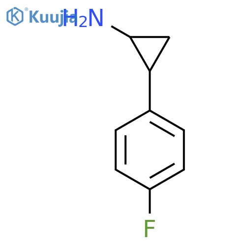 2-(4-Fluorophenyl)cyclopropan-1-amine structure