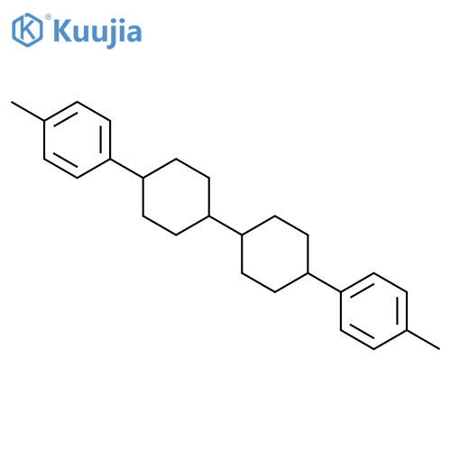1,1'-1,1'-Bicyclohexyl-4,4'-diylbis4-methyl-,trans(tranS)-benzene structure