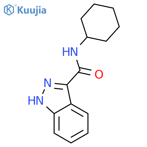N-Cyclohexyl-1H-indazole-3-carboxamide structure