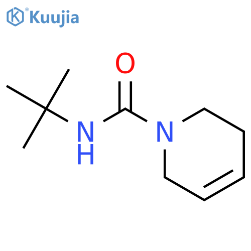 1(2H)-Pyridinecarboxamide, N-(1,1-dimethylethyl)-3,6-dihydro- structure