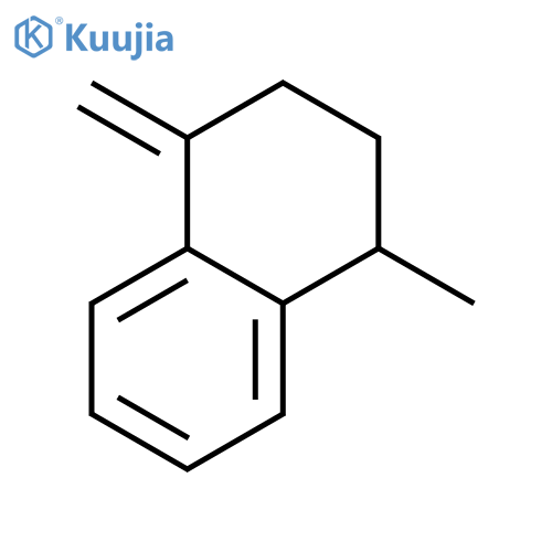 Naphthalene, 1,2,3,4-tetrahydro-1-methyl-4-methylene-, (S)- structure