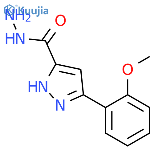 3-(2-methoxyphenyl)-1H-pyrazole-5-carbohydrazide structure