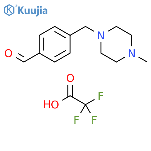 4-(4-Methylpiperazin-1-yl)methylbenzaldehyde 2,2,2-Trifluoroacetate structure