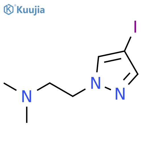 2-(4-Iodo-1H-pyrazol-1-yl)-N,N-dimethylethanamine structure