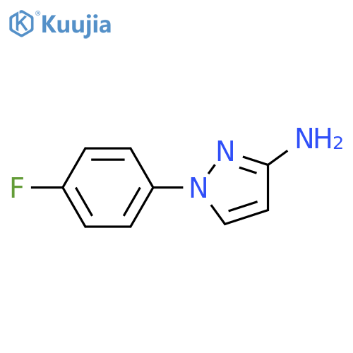 1-(4-Fluorophenyl)-3-aminopyrazole structure