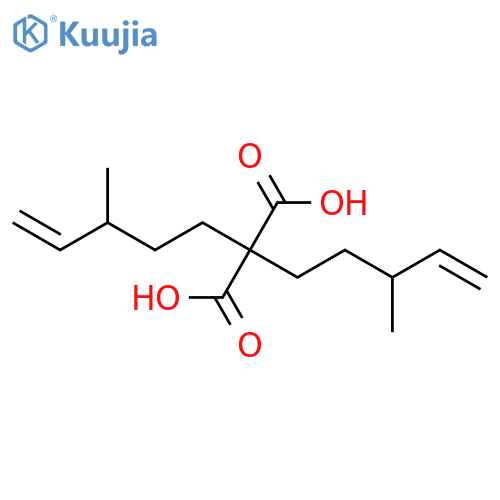 PROPANEDIOIC ACID, BIS(3-METHYL-4-PENTENYL)- structure