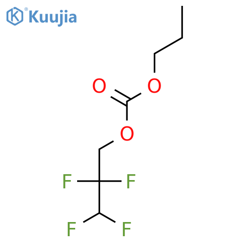Carbonic acid, propyl 2,2,3,3-tetrafluoropropyl ester structure
