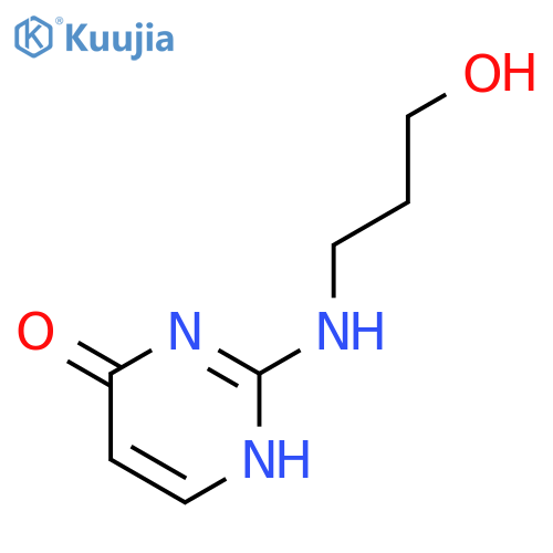 4(1H)-Pyrimidinone, 2-[(3-hydroxypropyl)amino]- structure