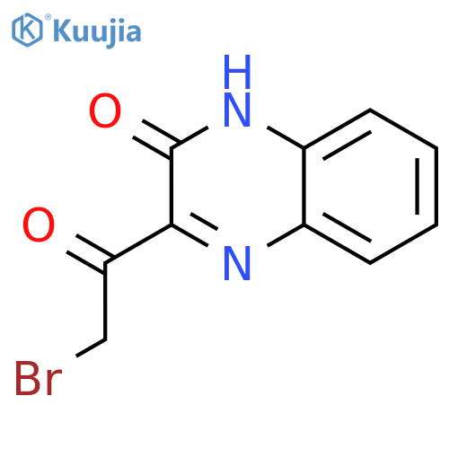 2(1H)-QUINOXALINONE, 3-(BROMOACETYL)- structure
