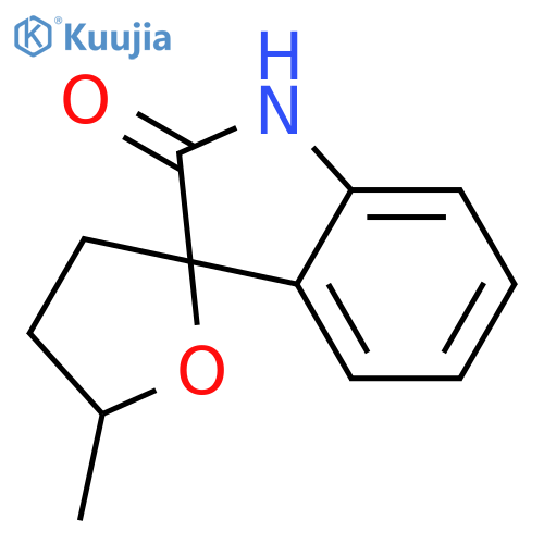 SPIRO[FURAN-2(3H),3'-[3H]INDOL]-2'(1'H)-ONE, 4,5-DIHYDRO-5-METHYL- structure